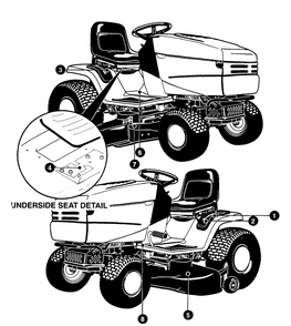 Part Location Diagram of 711446 Murray DECAL, CRUISE CONTROL